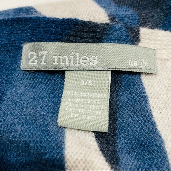 27 miles camo poncho 100% cashmere - Picture 6 of 7